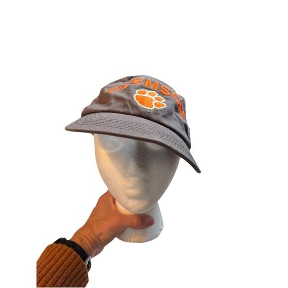 Clemson University Brown Baseball Cap With Embroidered Logo & Adjustable Strap - Picture 10 of 10